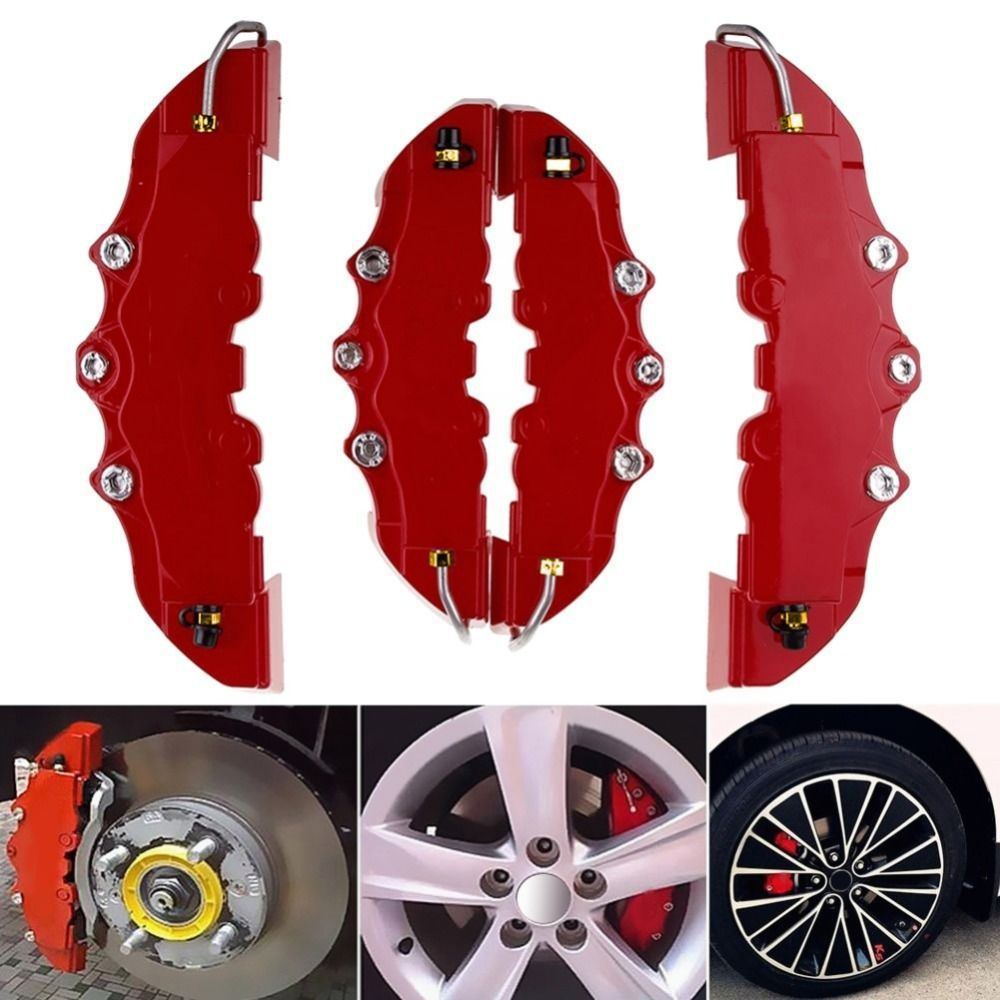 High Temperature Resistant Car Brake Caliper Cover Set Universal Modified Caliper Protective Shell Auto Wheel Brake Decoration Accessories