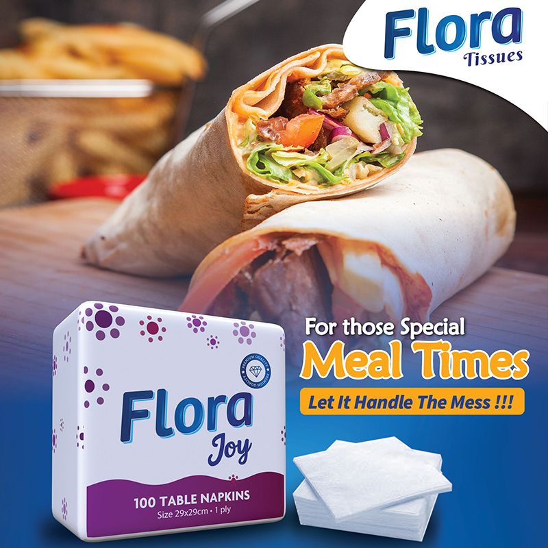 Flora Joy Table Napkin: 1PLY - 29cm 
