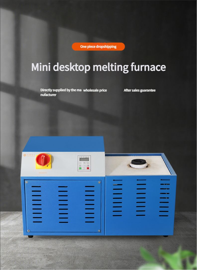 Table gold melting furnace