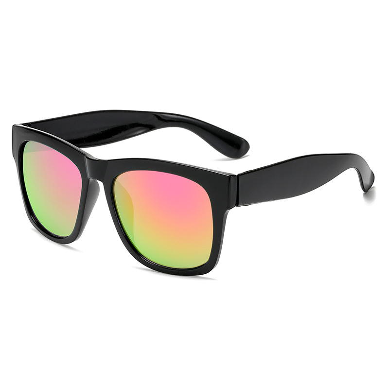Sunglasses male driver driving glasses 2022 new fashion sunglasses female disco big face slimred