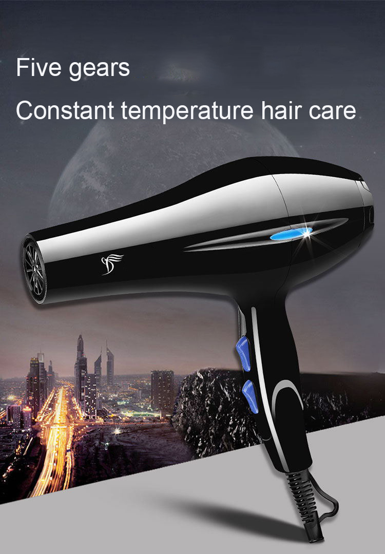 High-power Hair Dryers Professional  Hair Dryer  Household Blow Hairdryer Hot and Cold Wind UK Plug Styling Tools