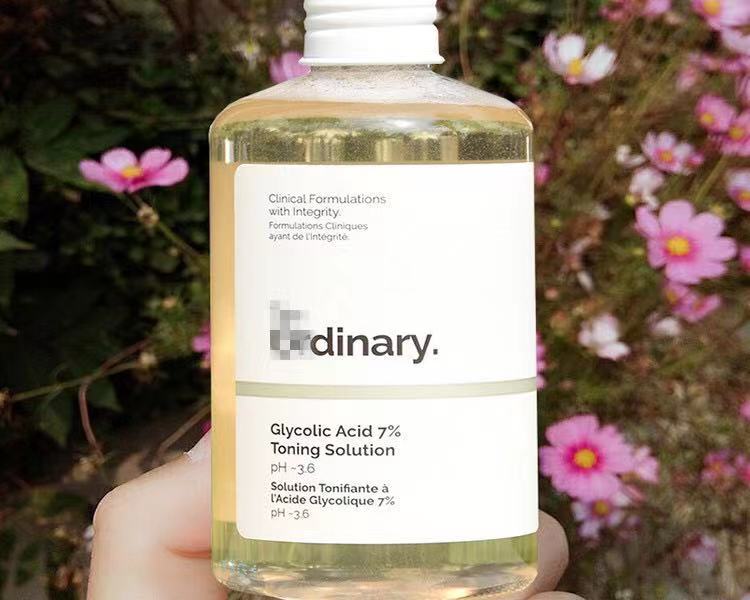 Glycolic Acid 7% Toning Solution Ordinary Gentle exfoliation clear skin even skin tone improve skin texture