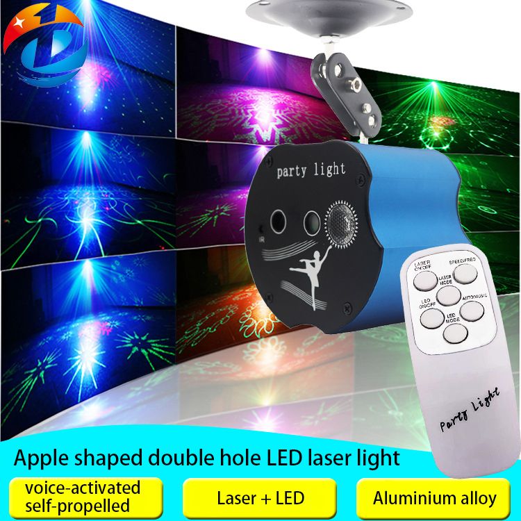 AUNONT Portable Mini 10W RGB Laser Lights LED Beam Projector Light Dj Disco Wedding Laser Light