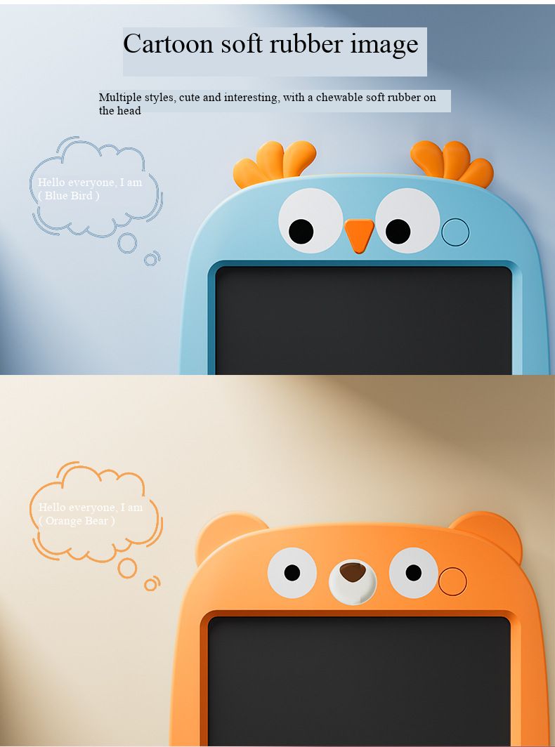 Children’s LCD Writing Tablet, Kids Small Blackboard, Baby Colorful Graffiti Electronic Drawing Pad, Toddler Erasable Handwriting Toy, Safe Eye-Protection Electronic Doodle Board