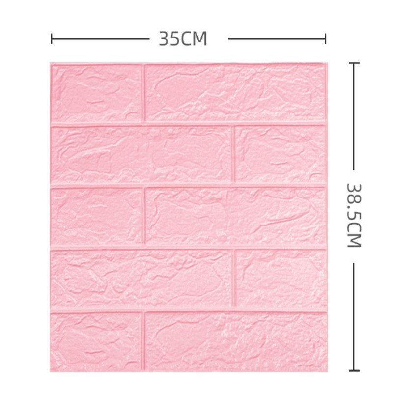 3D Wallpaper Brick pattern small-sized wallpaper, waterproof moisture-proof CRRSOP decoration for dormitories, bedrooms, wall stickers, self-adhesive wallpaper