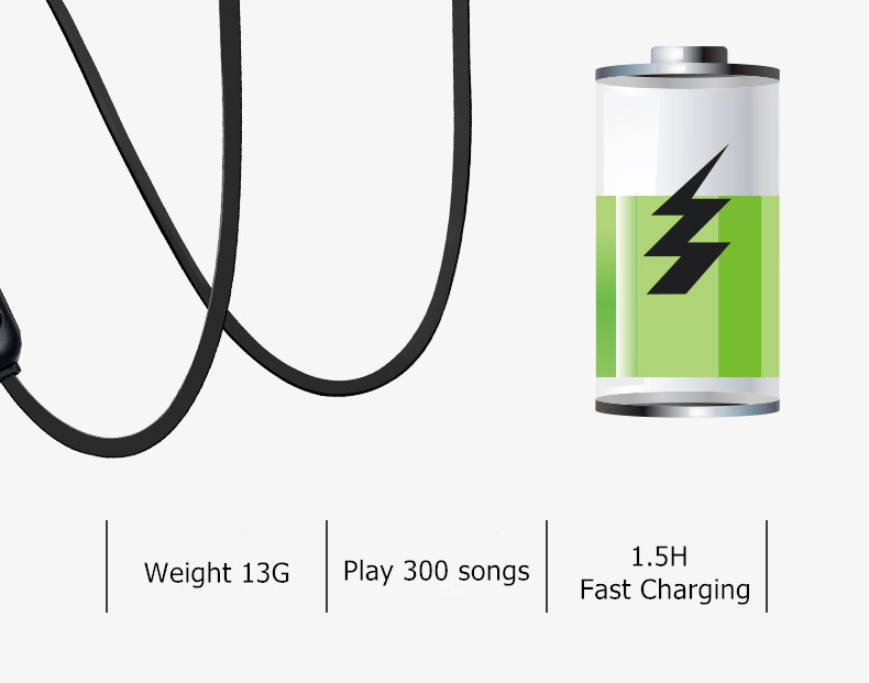 Magnetic Wireless Bluetooth Earphones Music Headset Phone Neckband Sport Earbuds Earphone With Mic For All Phone