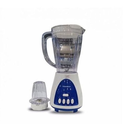 Nasco 2 in 1 - 1.5 Litre Blender with Grinder 6 Speed Control - White