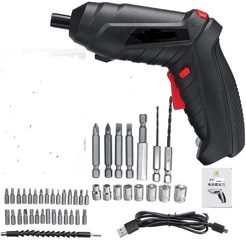 Electric Power Screwdrivers Rechargeable Drill Driver Cordless Screw Guns
