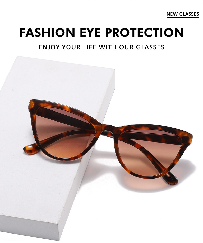 6769 Y2K Cat Eye Sunglasses Women Metal Hinge Cat Eye Mirror Lenses Unisex Elvis Retro Sun Glasses Female Oculos