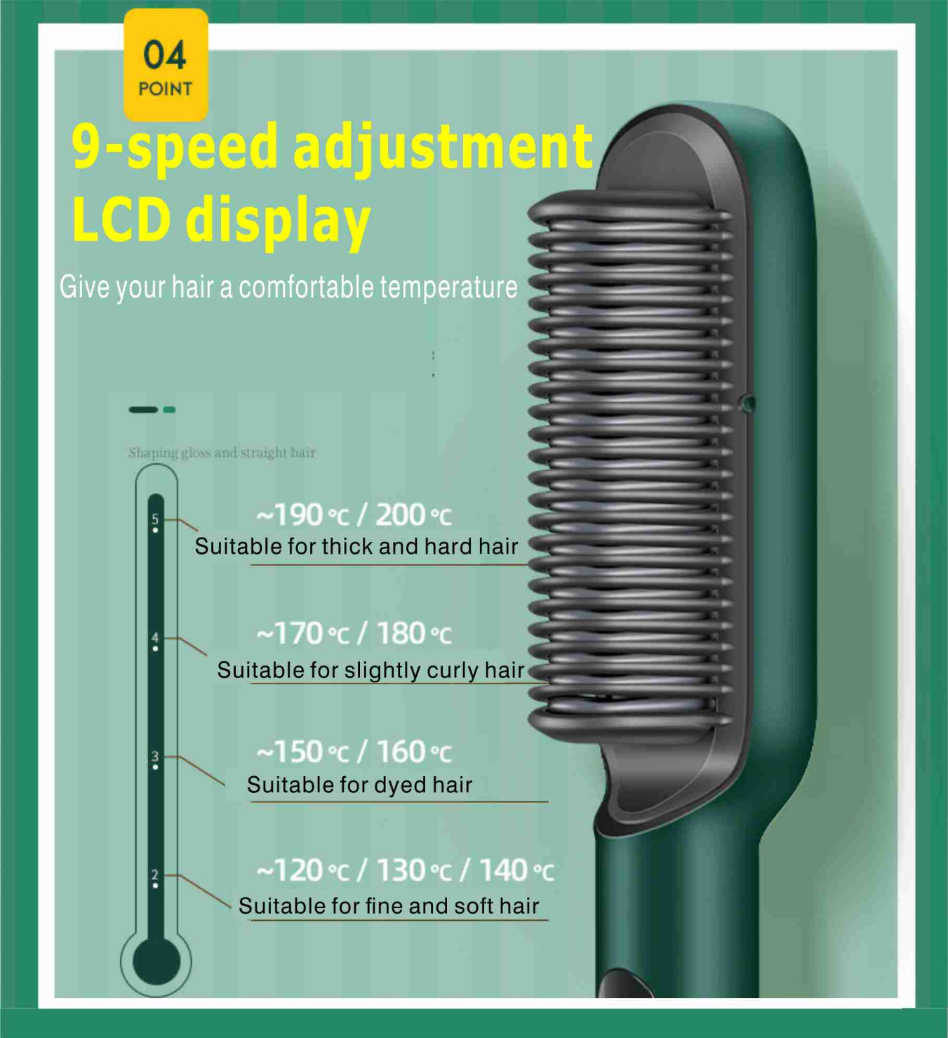 Negative Ion Hair Straightening Comb, Dual-purpose Hair Straightening And Curling Iron, Does Not Hurt The Lazy Hair Straightening Artifact, Hair Straightening Comb