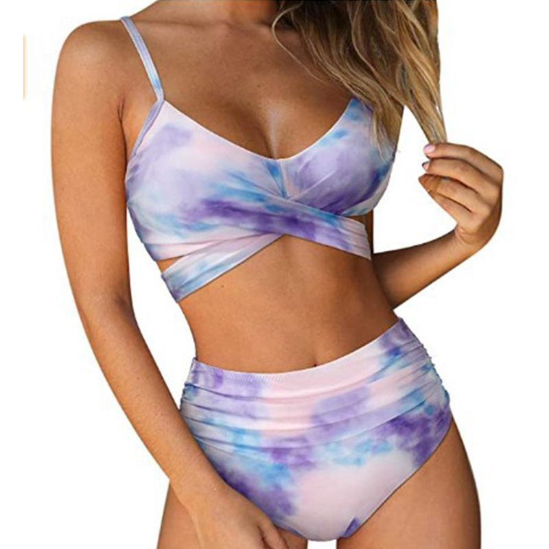 21520 Women Wrap Bikini Set Push Up High Waisted 2 Piece Swimsuits