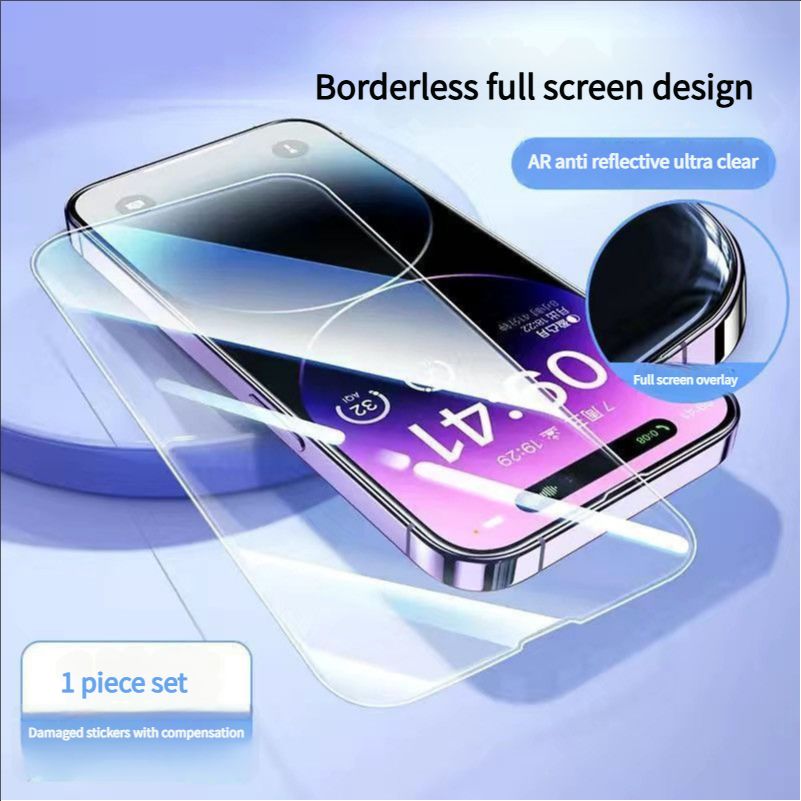 Applicable to Apple 15 tempered film iPhone13/14/11 anti-peep film 12promax/xr mobile phone film 678
plus【 Ultra clear * 2-piece set 】
