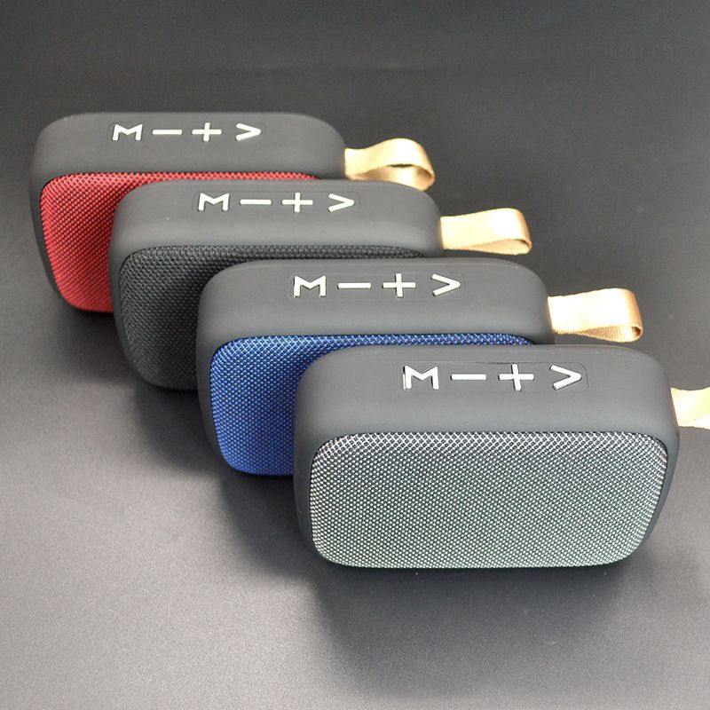 Fabric Square Wireless Bluetooth Speaker, Portable Outdoor Mini Speaker with USB Disk & TF Card Playback, Lightweight Portable Audio for Cycling Daily Use and Gift
