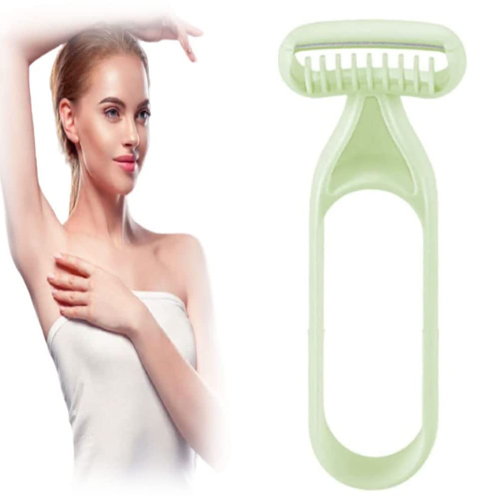Handheld Hair Remover for Womens and Girls Leg Beauty Epilators 1PC Daily Use Beauty Epilator Tool Easy to Use, Green