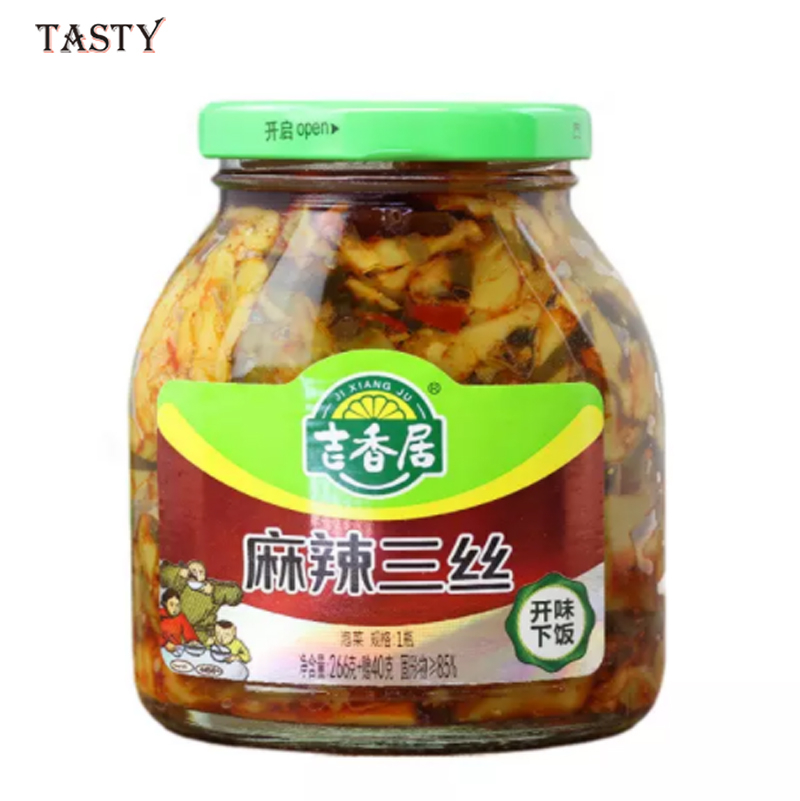 Tasty Jixiangju Spicy Sansi 266G Mustard Brand pickle