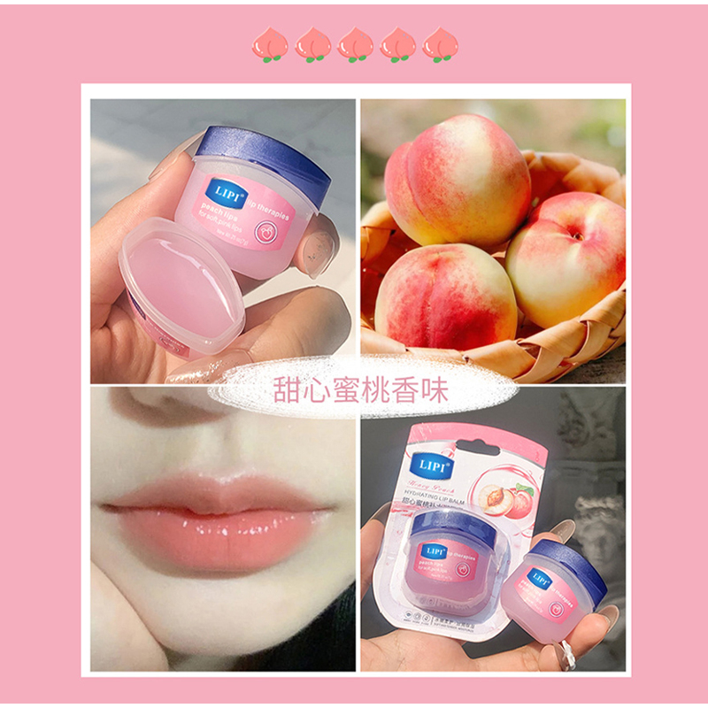 9973 6/8 Pcs Lip Balms Moisturizing Refreshing Non-sticky Fruit Series Anti-Cracked Lip Treatment Vaseline for Makeup Lip Gloss Set