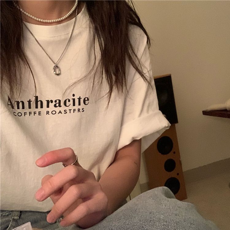 YF035 O-Neck Breathable Cotton T-Shirt Plain Blank White T-shirt Women With Embossed