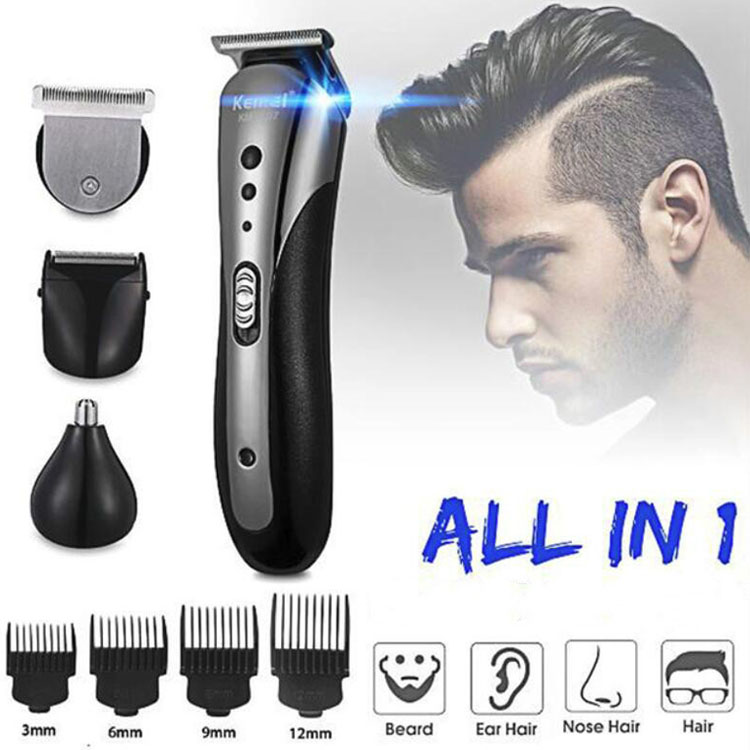 Multifunction Hair Clipper Professional Hair Trimmer Electric Beard Trimmer Hair Cutting Machine Rechargable Ear Nose Electric Shaver Beard Face Eyebrows Shaving Nose Hair Safe Shaver