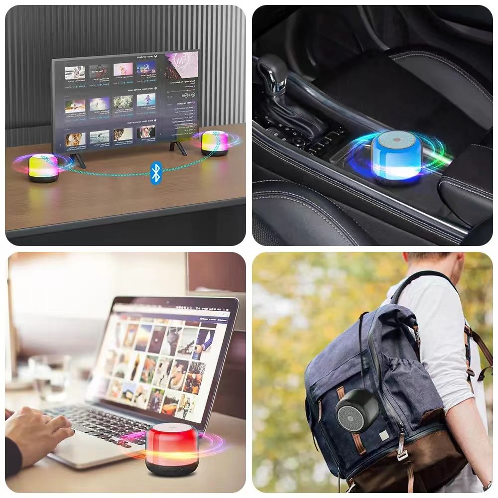  Colorful Bluetooth Speaker, A Dual Sensation of Sound and Lights!