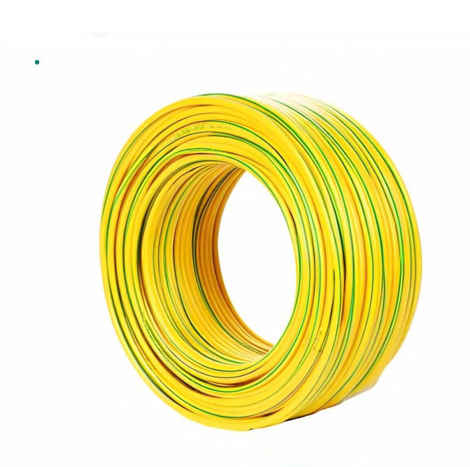 1.5mm B/W Green/Yellow Cable 100 Mtr Rolls (Earth Wire) Electrical Wires PVC Insulated Ground Cable Earthing Cable and Wire