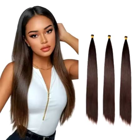 Silky Straight Synthetic Braiding Hair Ponytail Silky Braids Hair Extensions Crochet Hair Sone Straight Bundles 26 Inch