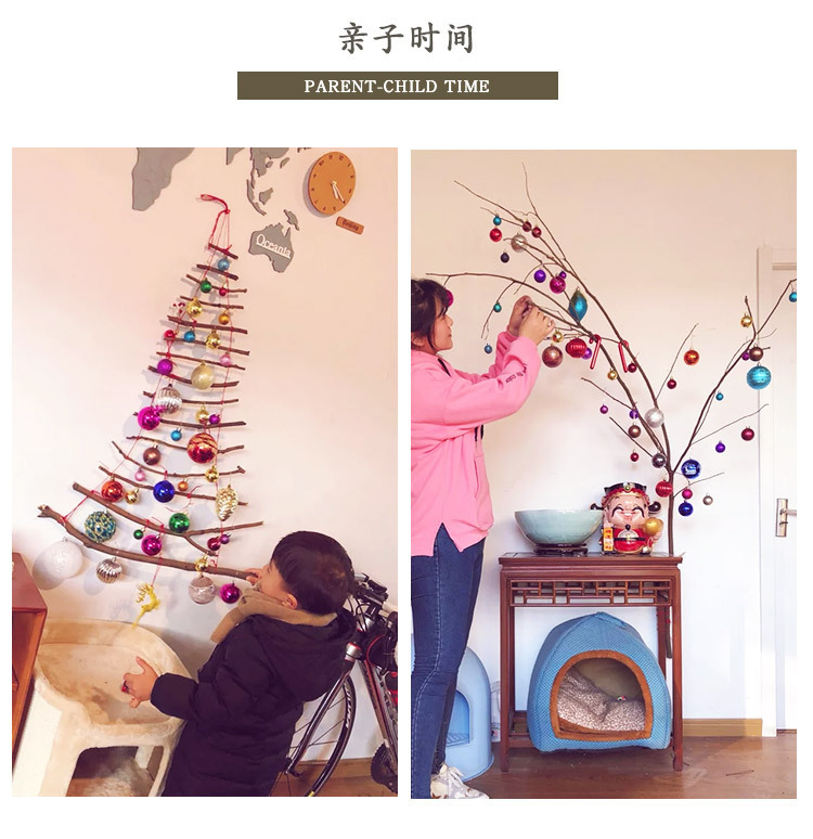 Christmas decorations 60-70 plastic glossy matte Christmas balls in buckets Christmas tree hangings multipacks