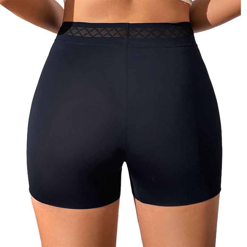 Europe and the United States new solid color hip lift belly pants corset body body tight waist plastic waist pants boxers CX001