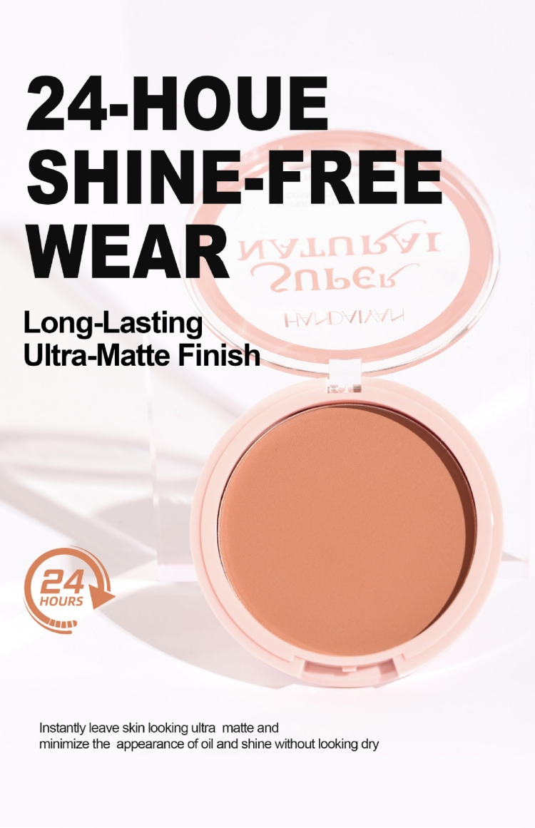Powder female gentle and bright Powder Oil control waterproof lasting Moisture Concealer No card powder No makeup removal CRRSHOP women Waterproof, makeup setting, and not easy to fade ladies beauty care Makeup foundation present