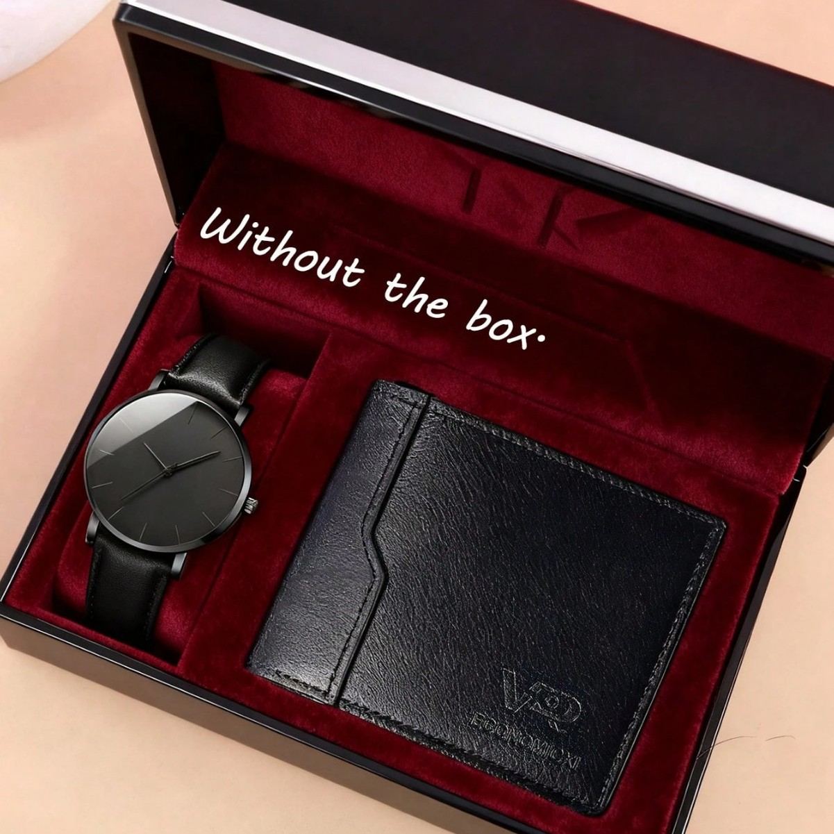  2026 New Men Business Quartz Watch Set, minimalist and atmospheric business styling highlights mature male temperament. This exquisite gift set matches a classic quartz wristwatch and a practical men’s wallet, integrating timing and daily storage functions