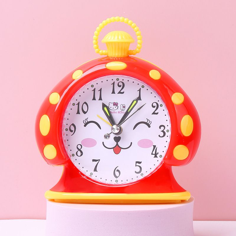 8989 Cartoon Bedside Cute Shape Clock Small Alarm Clock
