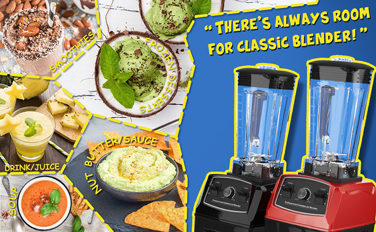  LAGPOUSI 1500 Watt Powerful Professional Smoothie Blender, Countertop Blender with BPA-FREE 70oz Pitcher and Self-Cleaning, Food blender for Commercial and Home 