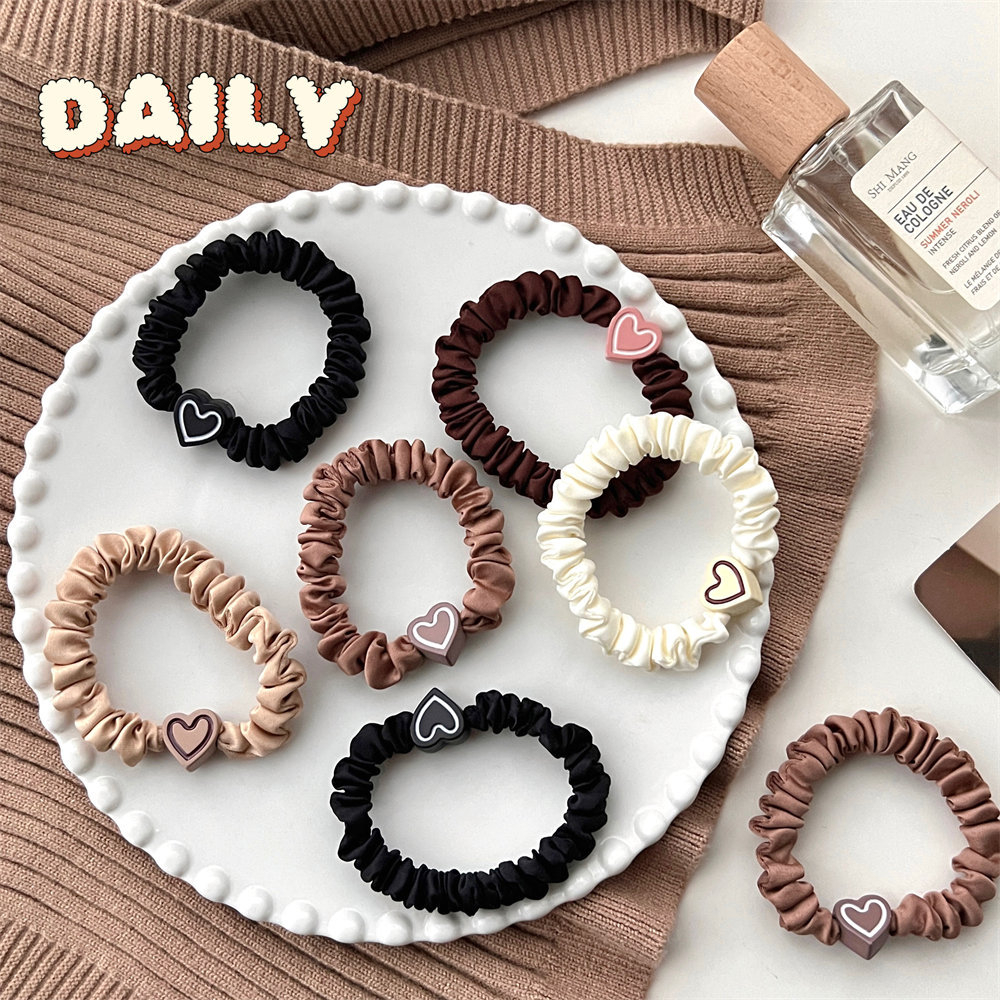 FQ1231 Women's Vintage Love Heart High Stretch Hairband Hair Accessories