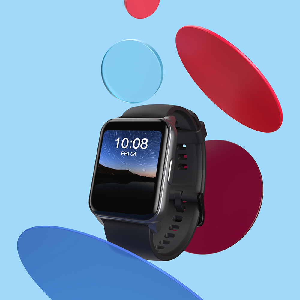 DIZO Smart Watch Fitness Tracker, Blood Oxygen, Heart Rate and Sleep Monitor, 90 Sports Modes, 100+ Watch Faces, IP68 Swimming Waterproof, Smartwatch for Android iPhone