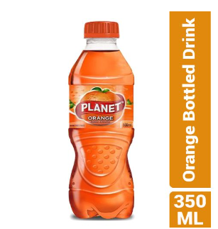Planet Orange Bottled Drink - 350ml
