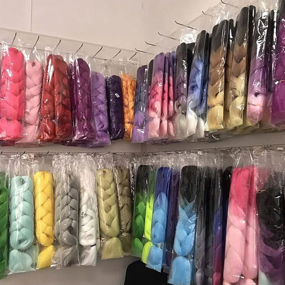 24inch Synthetic Jumbo Gradient Color Braids Women Hair Ectension 100g/pcs
