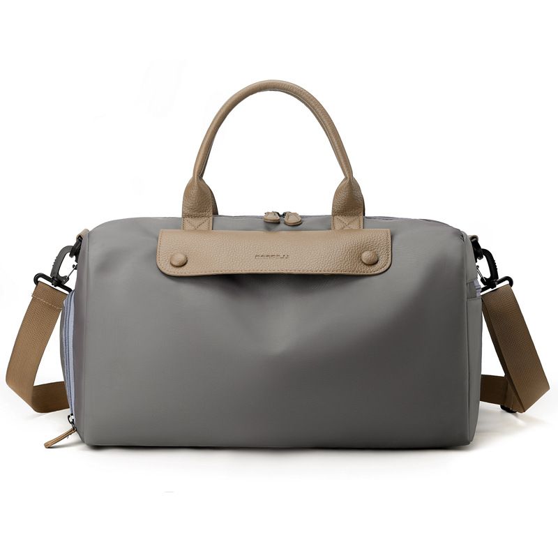 Large Capacity Duffel Bag Fashion Short Trip Travel Bag Dry Wet Separation Gym Sports Bag with Independent Shoe Compartment
