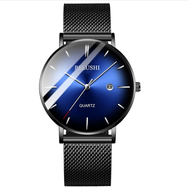 Men Watches Ultra-Thin Minimalist Waterproof - Fashion Wrist Watch for Men Unisex Dress