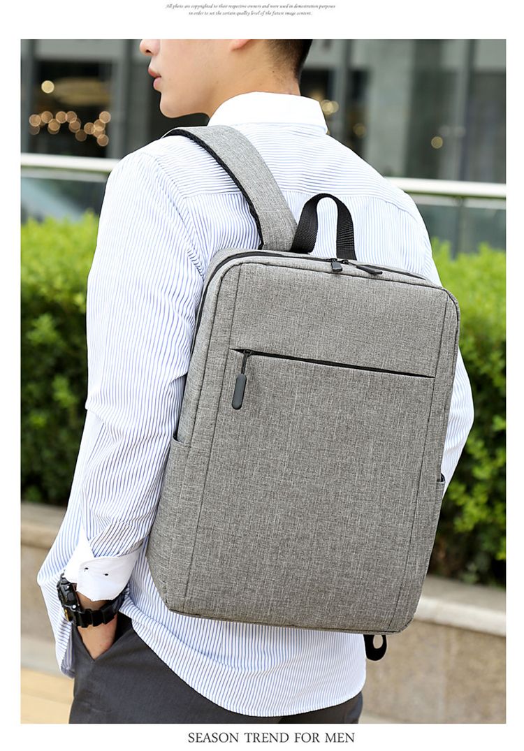 Business laptop backpack-Fashion backpack new simple backpack men's and women's leisure business computer bag Southeast Asia supply