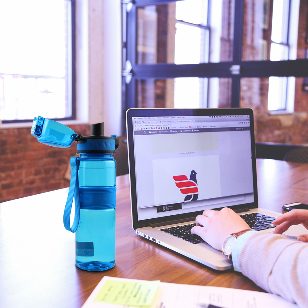 Large Sport Water Bottle- Environmental protection CE/EU Certification Ensure You Drink Enough Water Daily for Fitness, Workout, Gym and Outdoor Sports