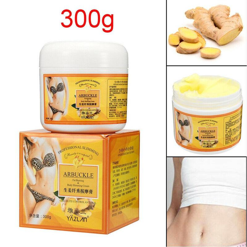 300g Ginger Massage Cream Full Body Slimming Cream Anti-cellulite Body Shaping Gel Moisturizing Weight Loss Leg Body Cream