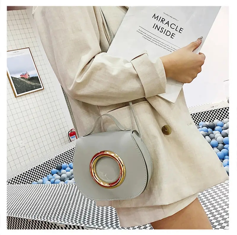 Fashion Women Lnclined Span Handbag simple PU Leather Crossbody Shoulder Tote Ladies Party Bag Cheap