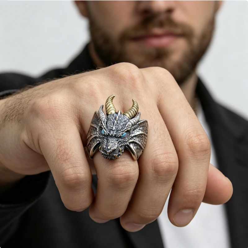 Fashion trend ring men open ring