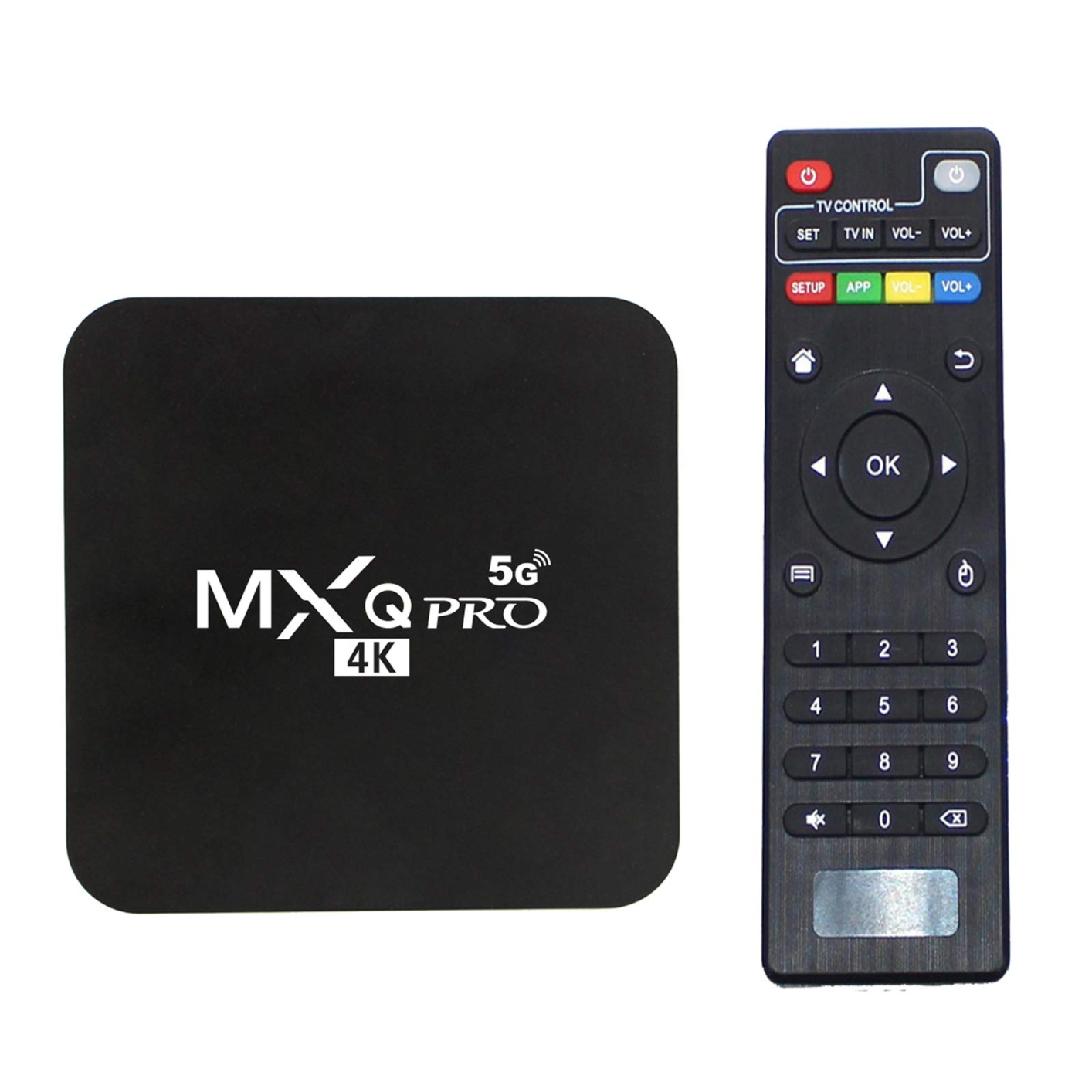 MXQ Pro 5G Android 11.1 TV Box,CICCI Pro 5G 2022 Upgraded Version Ram 2GB ROM 16GB Android Smart Box H.265 HD 3D Dual Band 2.4G/5.8G WiFi Quad Core Home Media Player