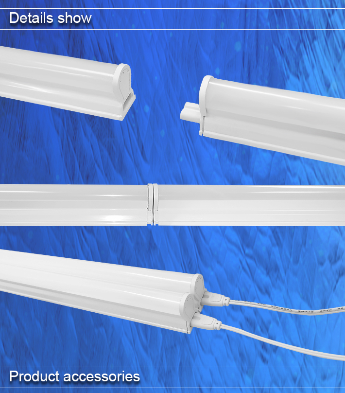 AUERTU Integrated LED Tube T5 18W Light Lamp for Indoor Lighting