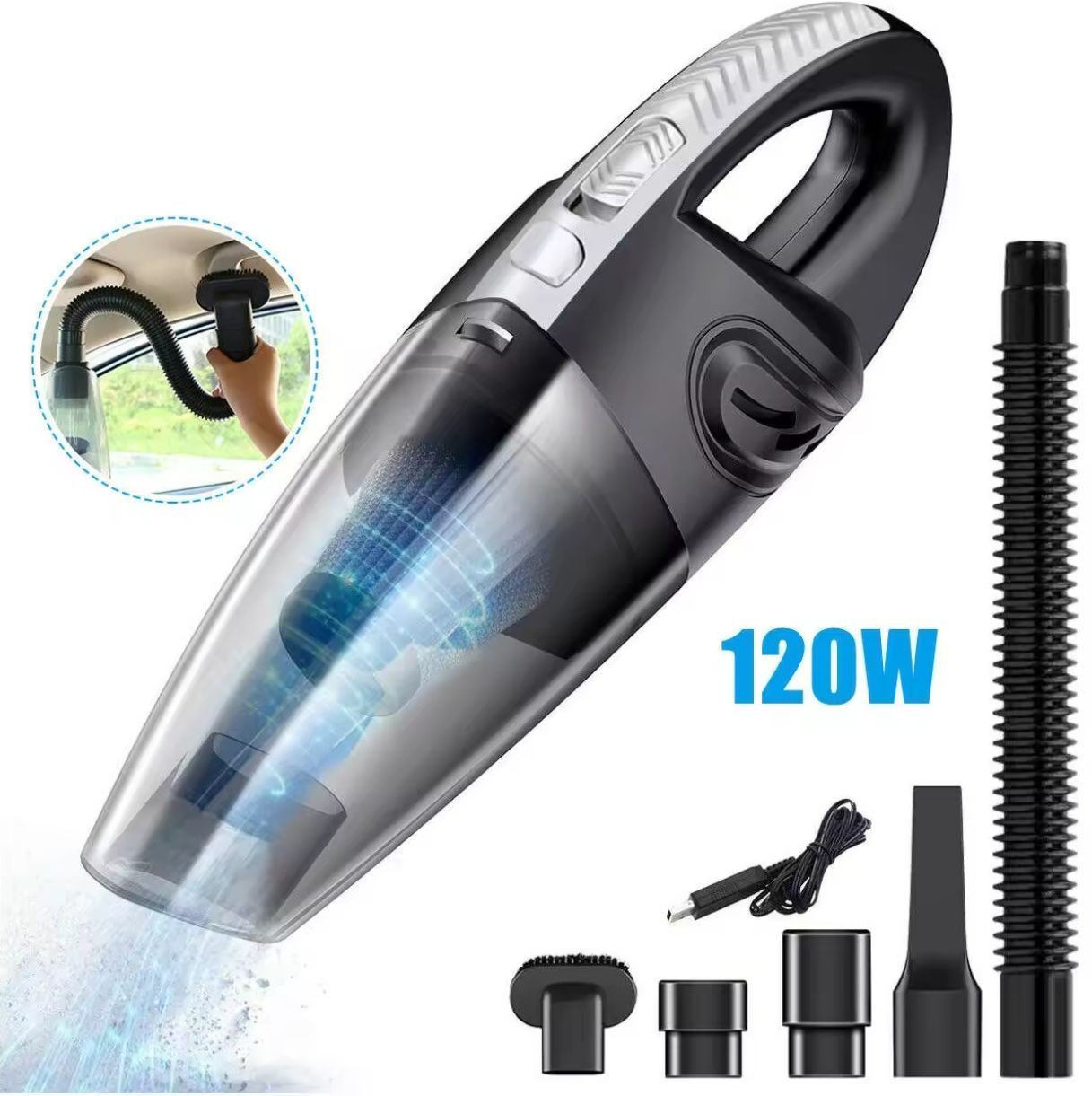 New Promotional Sale Car Vacuum Cleaner Portable Vacuum Cleaner Wet And Dry Storm Suction Car Vacuum Cleaner 
