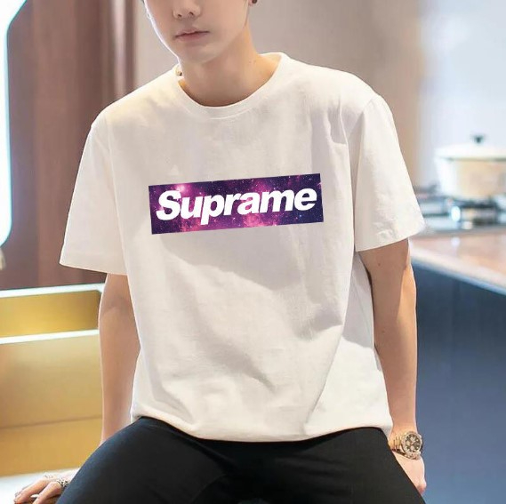 Men's new Korean style trend T-shirt short sleeve T-shirt trendy brand handsome casual youth men's top