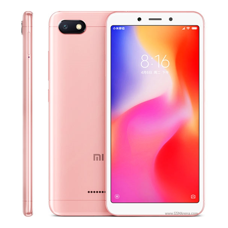 Global Version Xiaomi Redmi 6A Smartphone Android 5.45" 13MP Camera 3000 mAh, Fast Charger Bundle Included (Renewed)