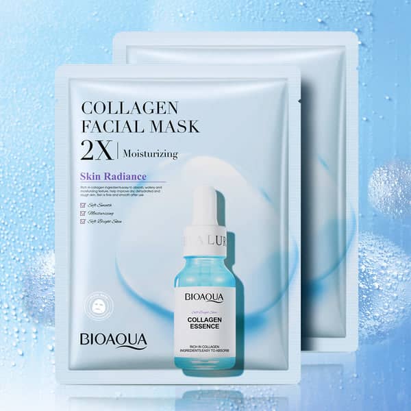 Centella Asiatica Collagen Facial Mask Moisturizing Hydrating Hyaluronic Acid Sheet Mask