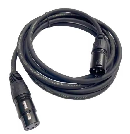 1.5m XLR Male to XLR Female cable OFC Audio Foil + Braided Shielded for Microphone Mixer Amplifier 
