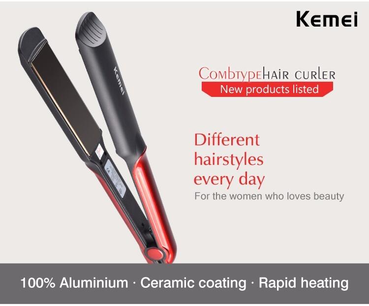Hair Straightener Ceramic Flat Irons Straightening Iron Curling Corn Styling Hair Tools